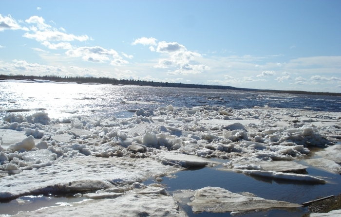 Уровень воды у города Якутск продолжает расти