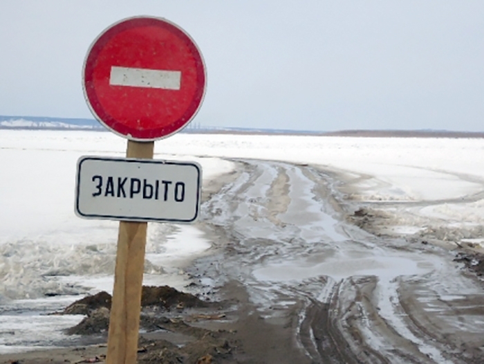 В республике закрыты 3 ледовые переправы, на одной - допущено понижение грузоподъемности