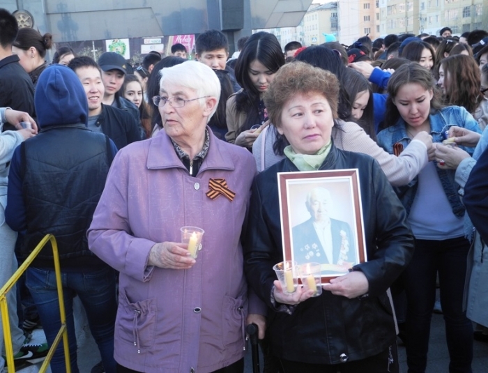 Акция "Свеча памяти" в Якутске (видеоролик)   