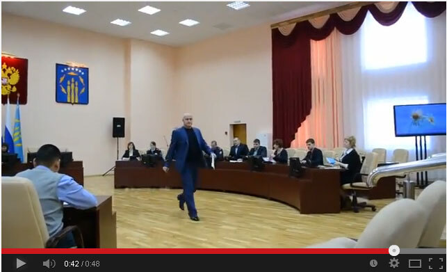 Глава района покинул районную комиссию, увидев депутата (видео)
