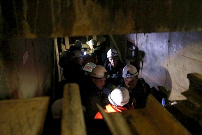На руднике «Мир» разобрано ещё 75 метров завалов