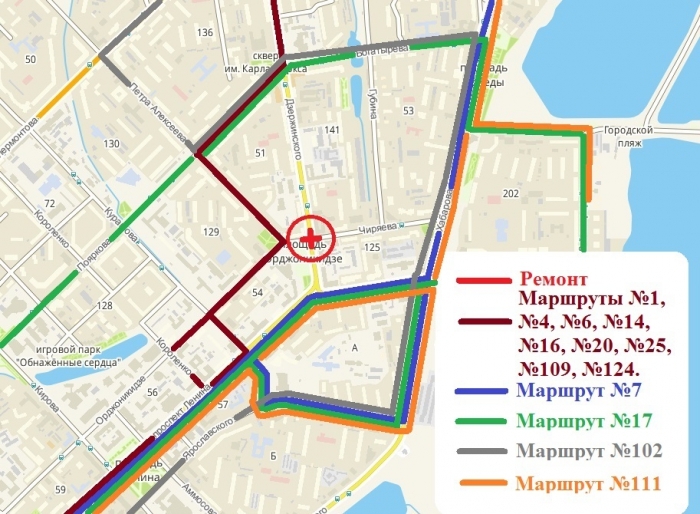 В связи с ремонтом газораспределительных сетей в Якутске перекроют дороги