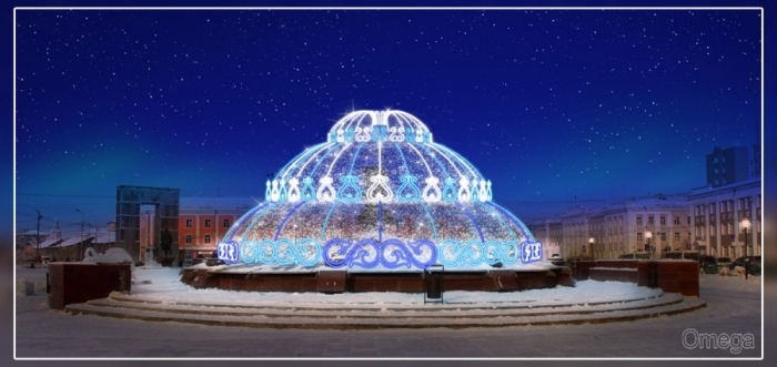 В  Якутске будет запущен светодиодный фонтан