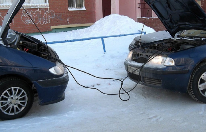 Якутские автолюбители забывают выключить фары