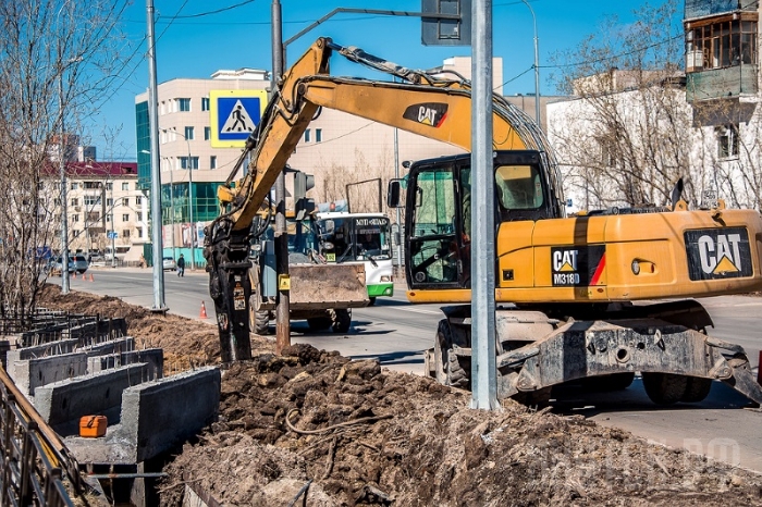 В Якутске на нескольких улицах будут установлены водоотводные лотки