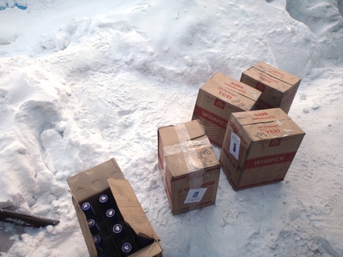 Патроны и водку изъяли бойцы Росгвардии на трассе в Якутии