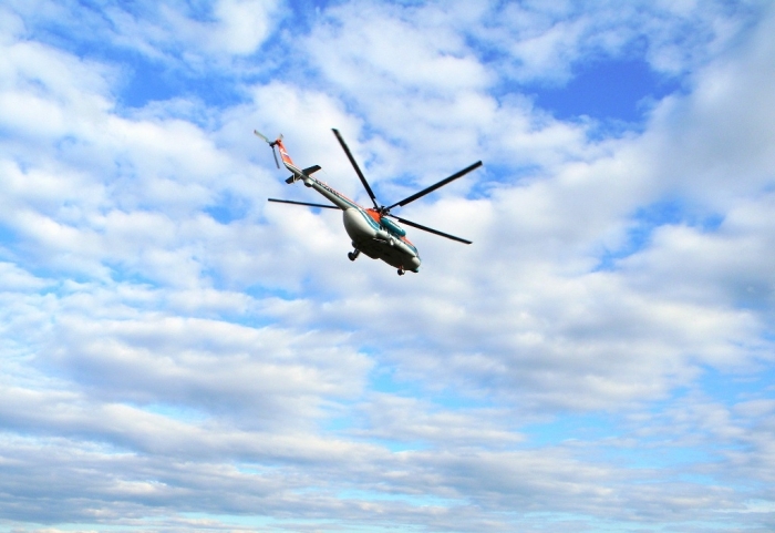Вертолет МИ-8 получил повреждения при аварийной посадке в Жиганском районе
