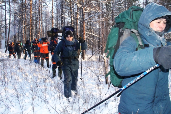 Навыки выживания в лесу отработали якутские спасатели