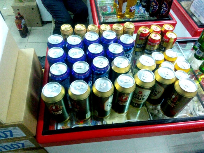 В Якутске  у продавца изъяли 100 литров пива