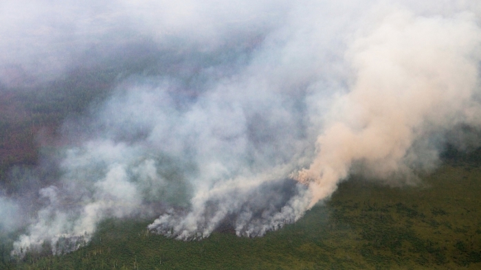 Площадь лесных пожаров в Якутии превысила тысячу гектаров