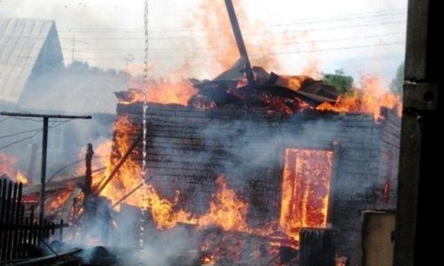 В Якутске в районе СОТ «Мерзлотовед» сгорела баня