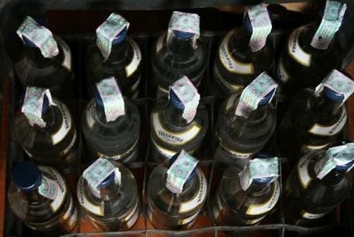 Более шести тысяч бутылок с поддельным алкоголем изъяли в Верхоянском районе