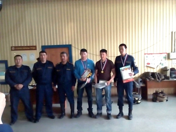Амгинские и Таттинские пожарные провели совместные соревнования