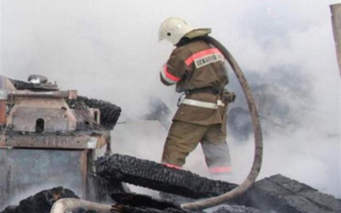 В Жатае сгорел дом с пристроем