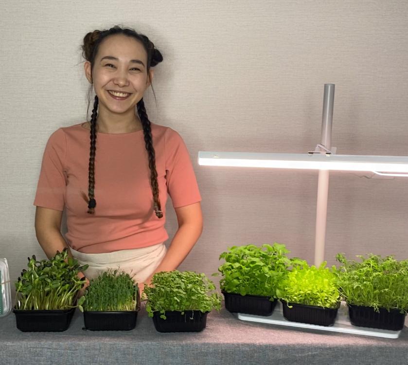 Сити-фермер из Намского района Наталия Мир: «Хочу, чтобы каждая семья имела возможность выращивать свежие овощи в собственной квартире»