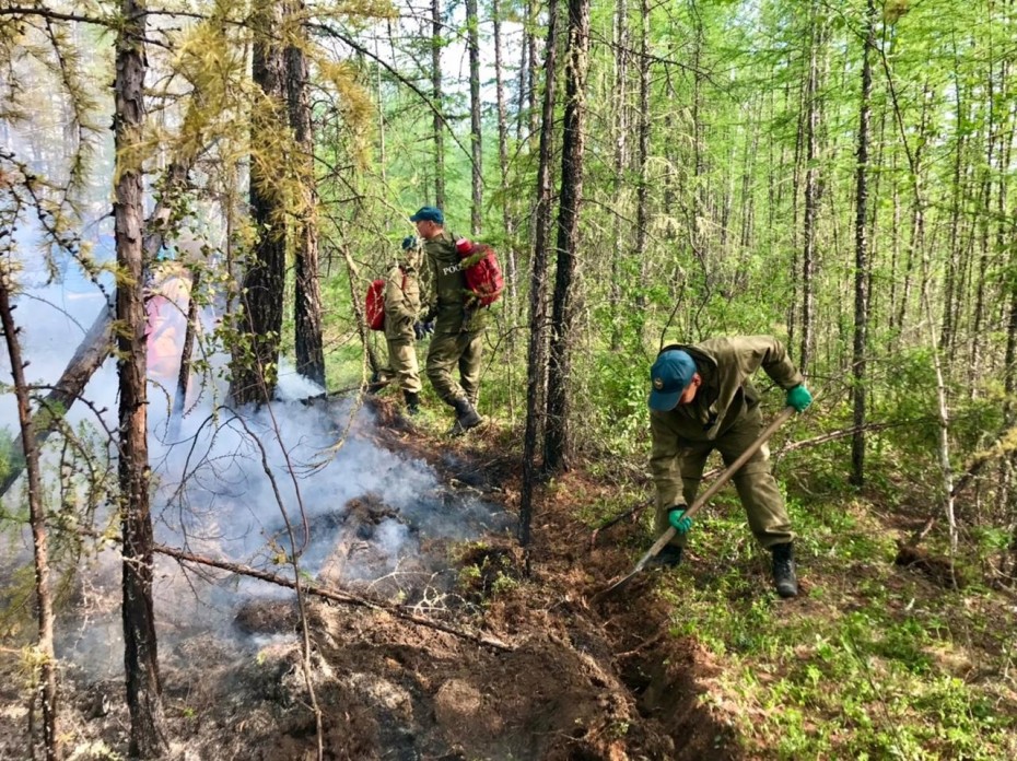 На территории Якутии действуют 261 лесной пожар