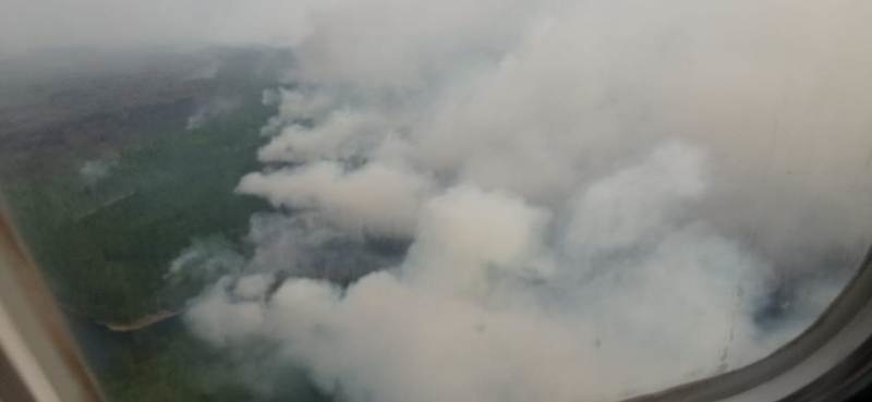 237 природных пожаров действуют в Якутии по данным Авиалесоохраны