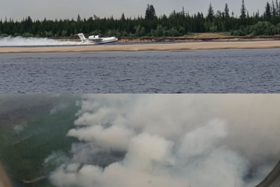 Сложная лесопожарная обстановка сохраняется в пяти районах Якутии