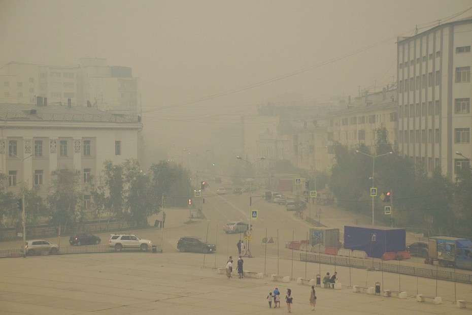 Загрязнение воздуха в Якутске фиксируется по шести показателям