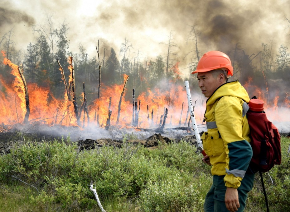 167  лесных пожаров действует в Якутии