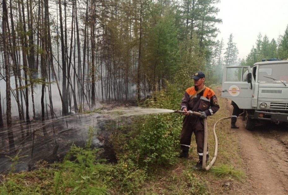 По данным авиалесоохраны 173 лесных пожара действуют в Якутии