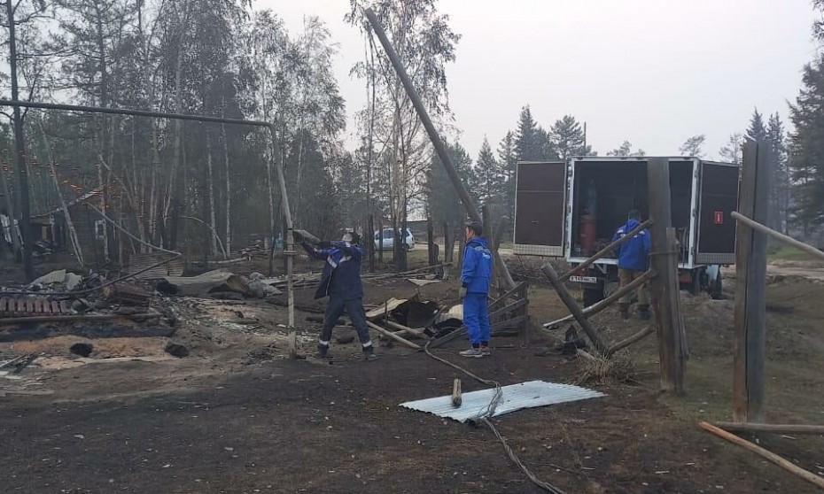 Жителям села Бясь-Кюёль Горного района, пострадавшим от лесного пожара, будет оказана социальная помощь