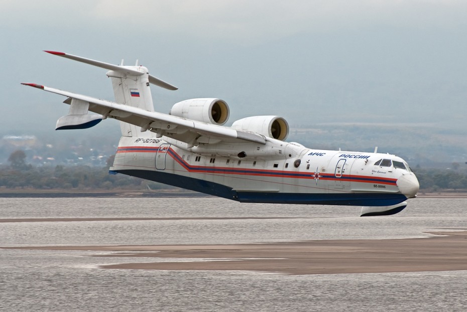 После 20 августа самолеты Бе-200 смогут вылетать из Якутска для тушения лесных пожаров