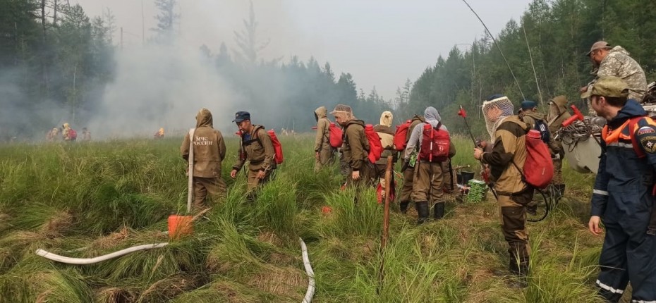 167 лесных пожаров действует в Якутии