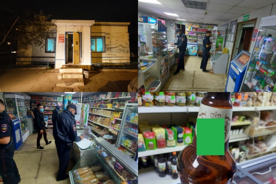 Продажу алкоголя в неразрешенное время выявили полицейские в Жатае