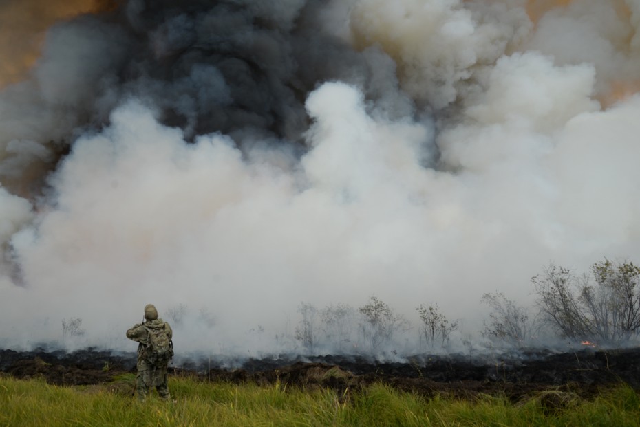 Из-за лесных пожаров в Сибири образовалось 800 мегатонн углекислого газа