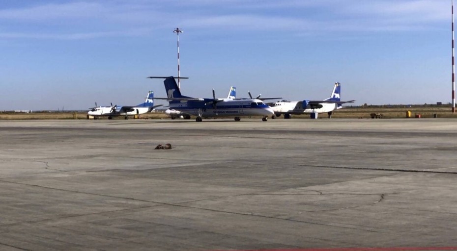 В Якутск прибыл первый самолет Dash 8 Q300 «Полярных авиалиний»