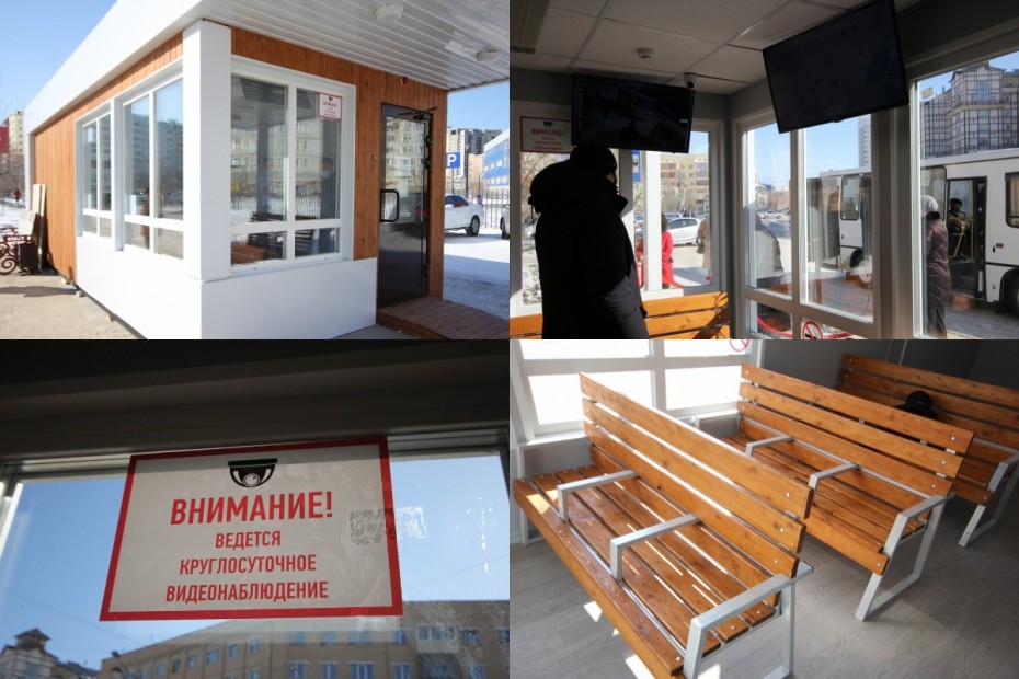 Ещё 20 теплых автобусных остановок построили в Якутске