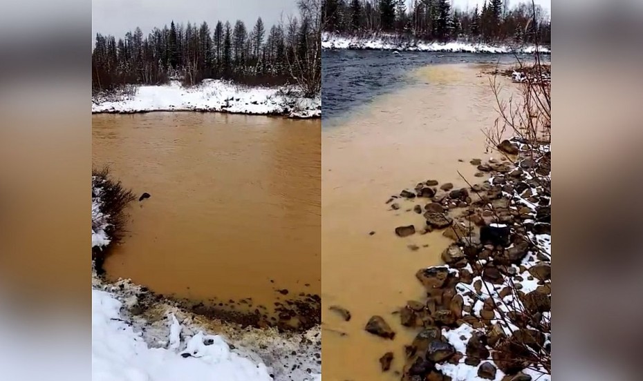 Видео-факт: Очередное сообщение о загрязнении ручья Турукан в Алданском районе
