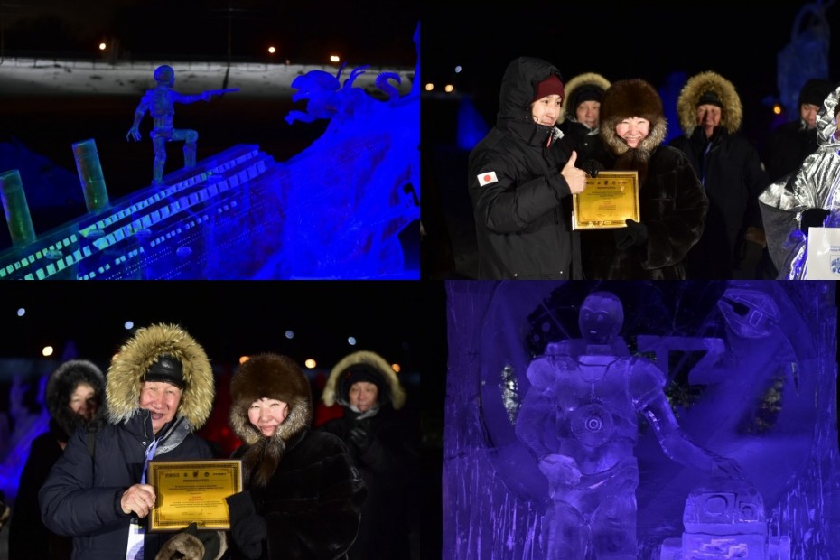 В Якутске назвали победителей открытого конкурса ледовых и снежных скульптур «Бриллианты Якутии»