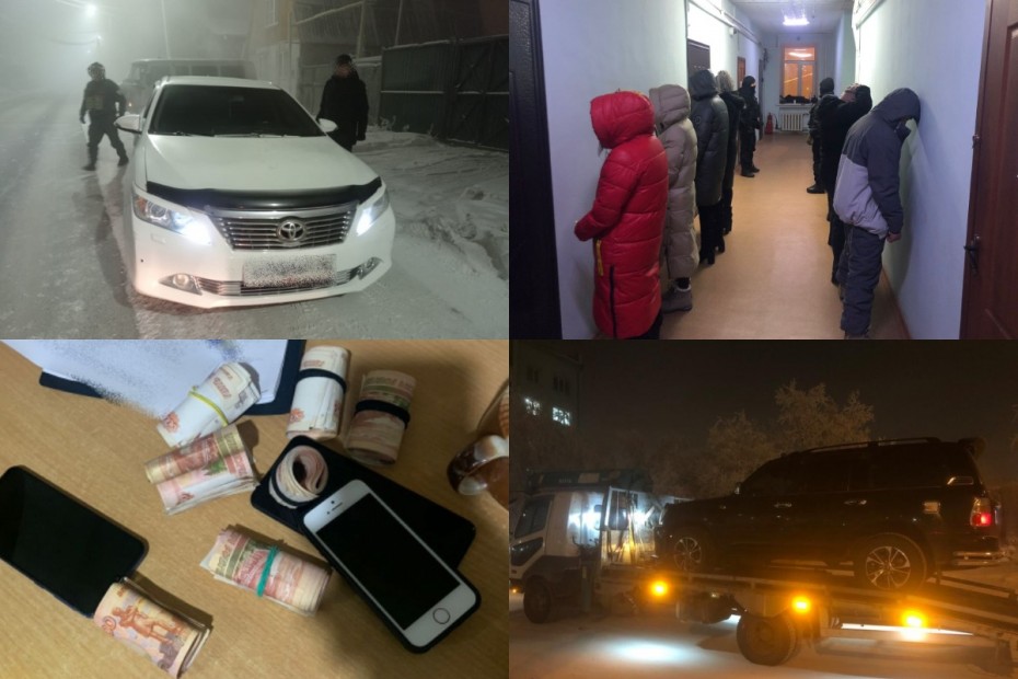 750 тысяч рублей и четыре машины изъяли у банды сутенеров в Якутске