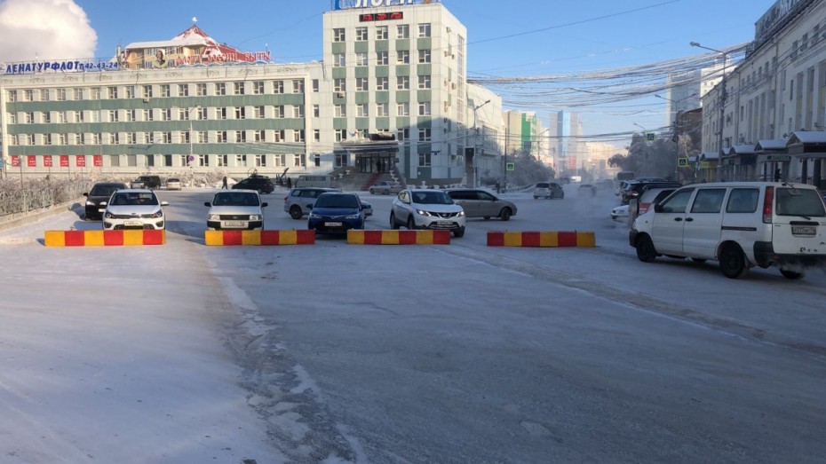Капитальный ремонт проспекта Ленина возобновился в Якутске