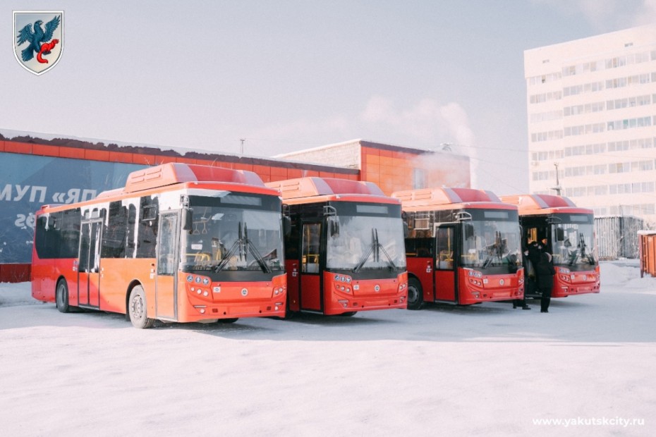 В Якутск прибыли новые маршрутные автобусы