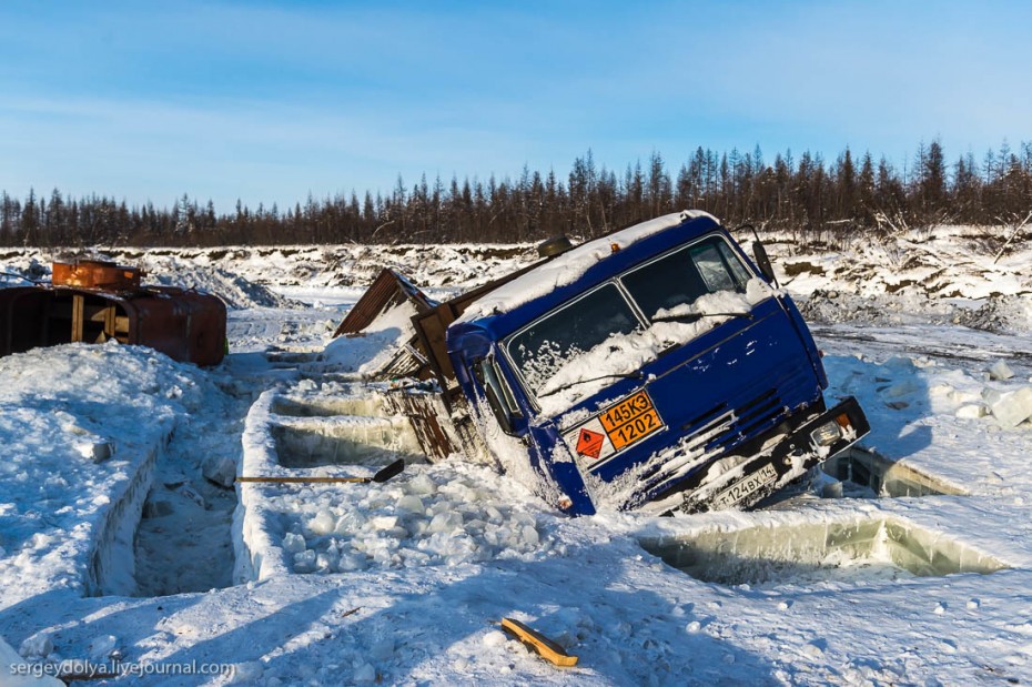 Из-за изменения климата сократился срок использования сезонных дорог в Арктике