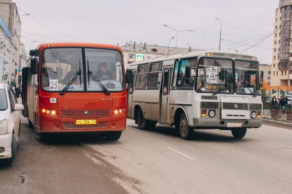 27 апреля движение транспорта в Якутске будет ограничено.  Измененные маршруты автобусов