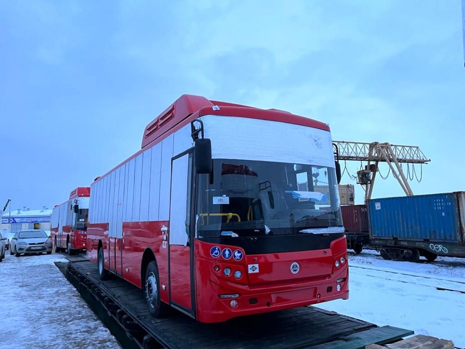 Еще 20 новых автобусов прибыли в Якутск