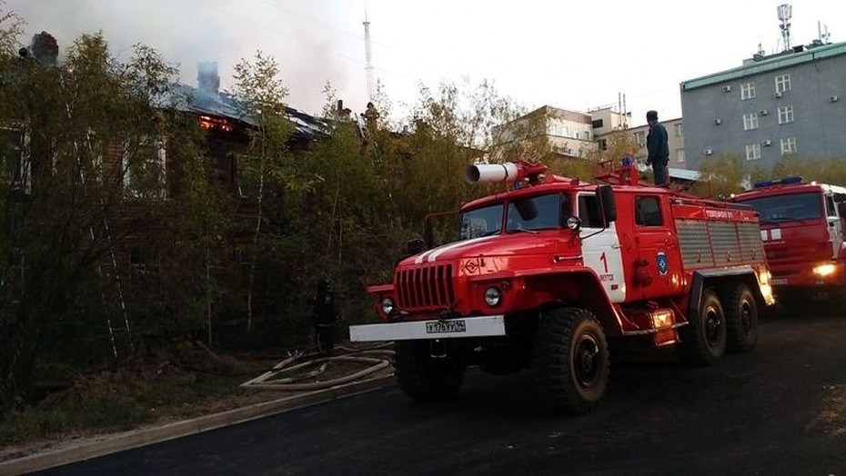 Пожар в жилом доме ликвидировали утром в Якутске