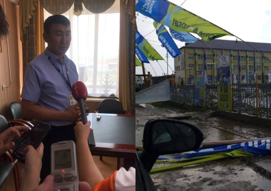 Зампред правительства Якутии назвал ураган, в котором пострадали люди, "хорошим знаком"