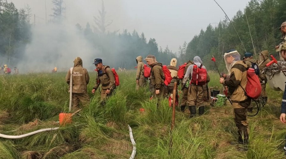 54 лесных пожара действуют в Якутии по состоянию на 22 июля