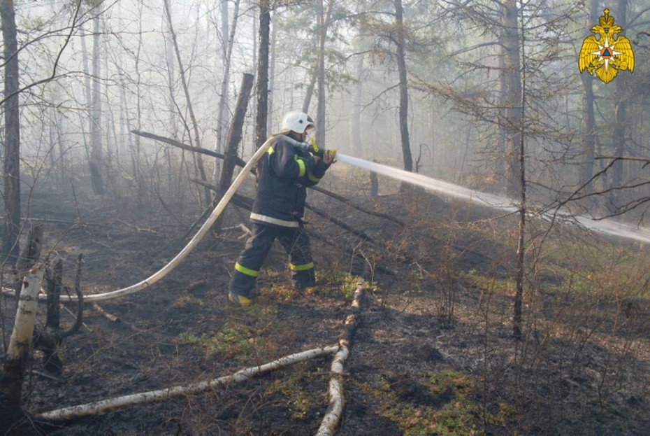 107 лесных пожаров действует в Якутии по состоянию на 29 июля