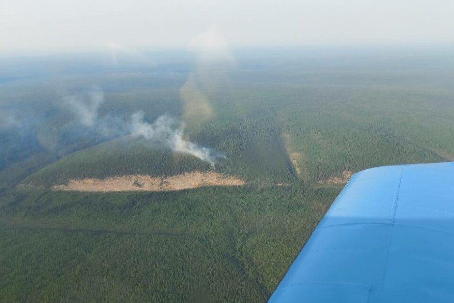 По состоянию на 24 июля в Якутии действует 57 лесных пожаров