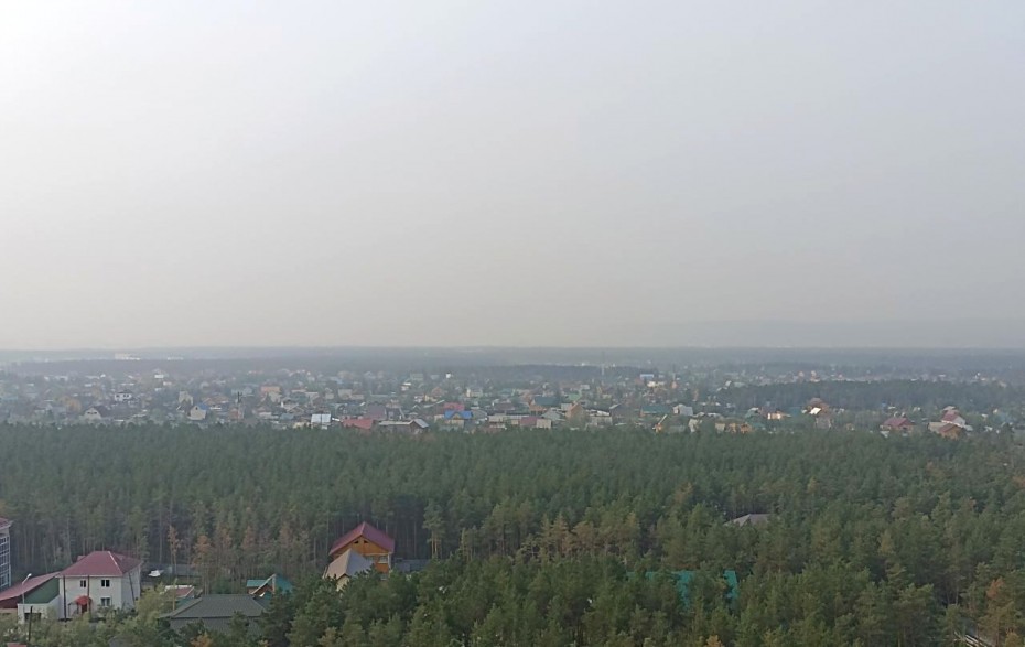 Управление: ГО и ЧС: Дым в Якутск принесло с Хабаровского края