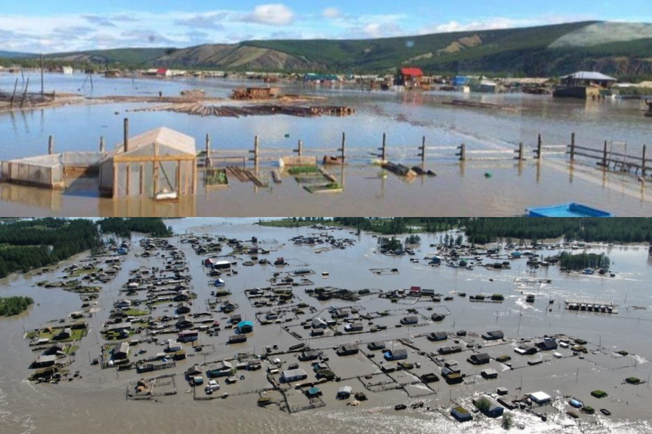 Надвигается циклон: Жителей затопленного села Суордах эвакуируют, в Батагае укрепляют дамбу