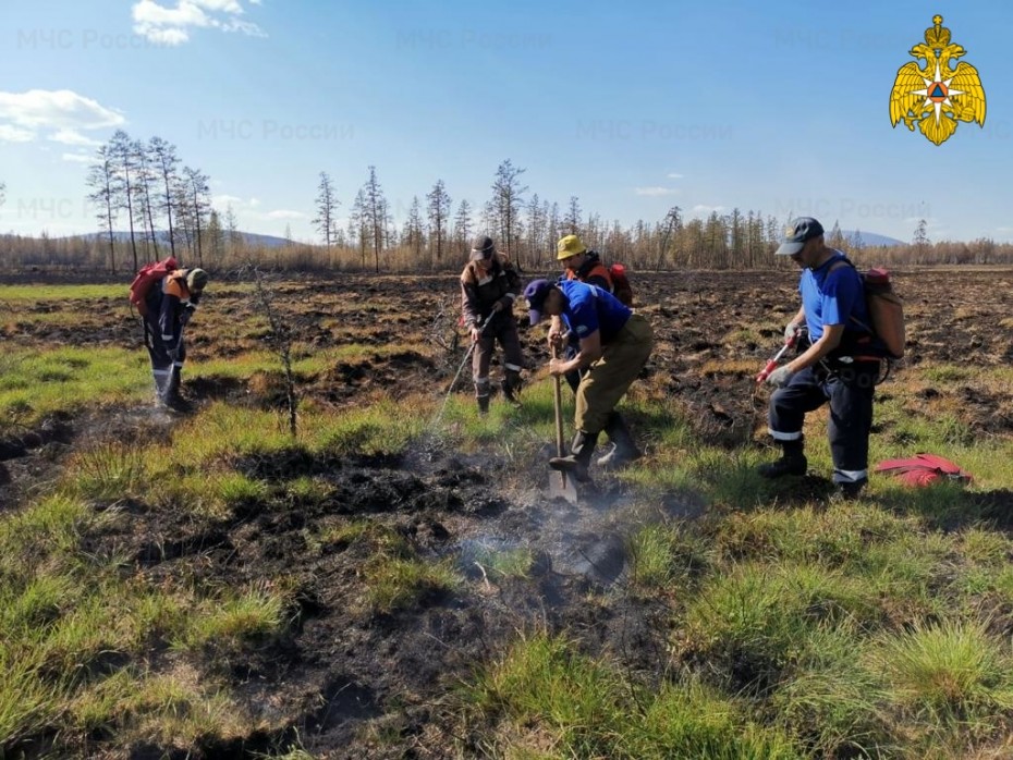 46 лесных пожаров действует в Якутии по состоянию на 8 августа