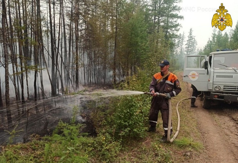 32 лесных пожара действует в Якутии по состоянию на 10 августа