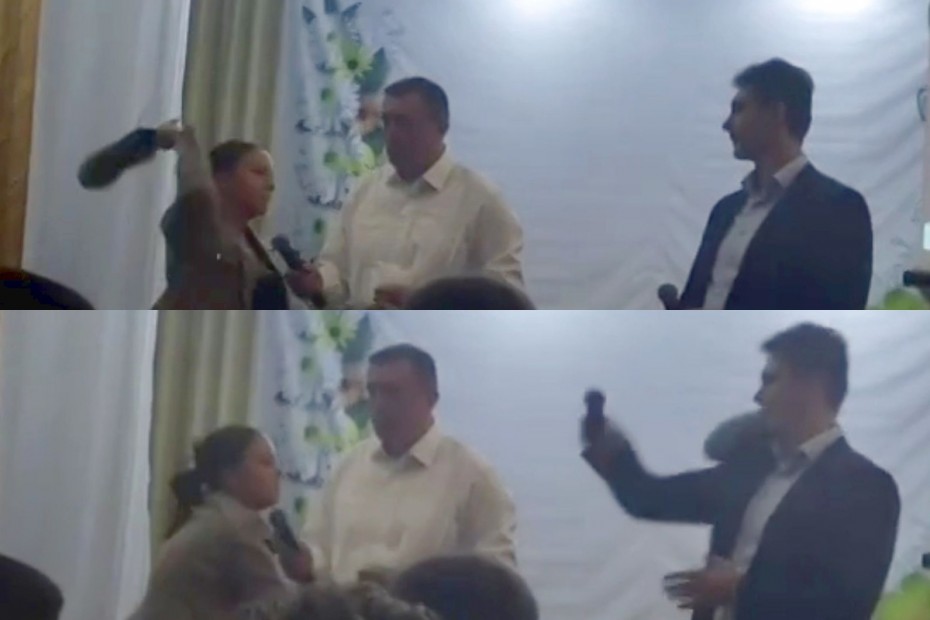 «Не надо её в милицию»: Трутнев заступился за жительницу Сахалина, кинувшую ботинок в мэра Углегорска